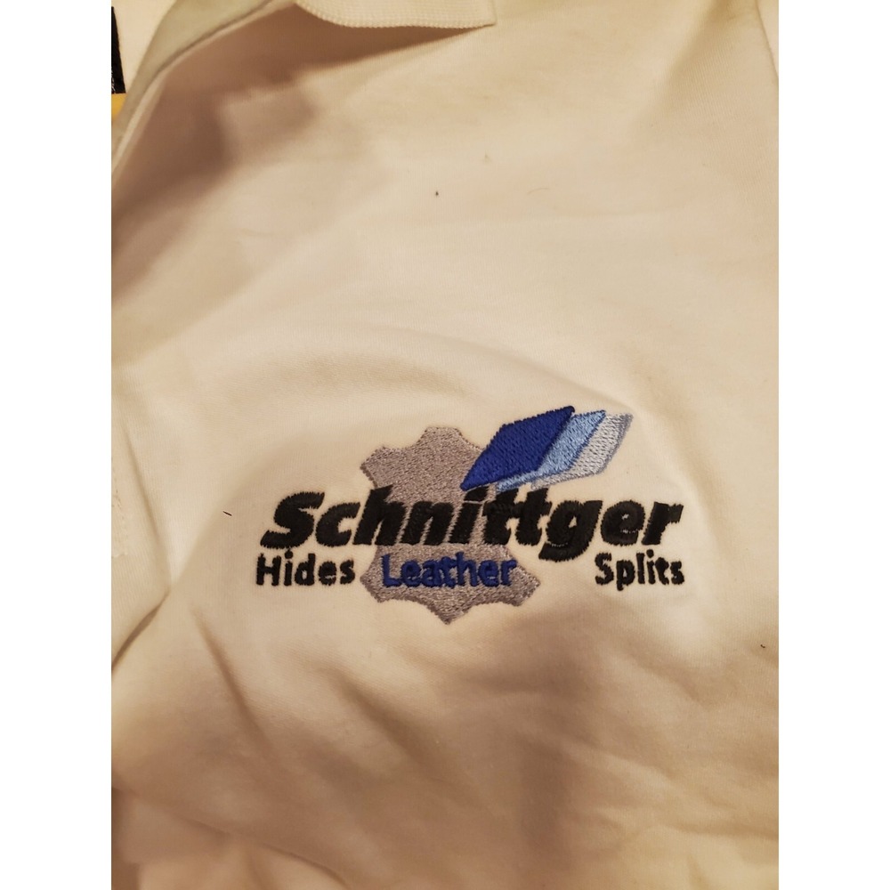 Parker & Roberts Mens Polo Shirt New With‎ Tags Schnittger Hides Leather Splits - Picture 5 of 5